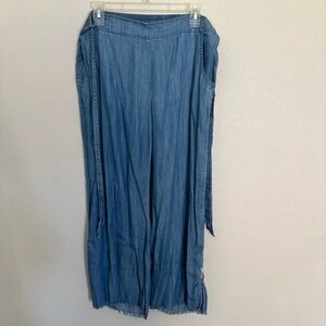 Love 8 Wide Leg Tie-Waist Pants